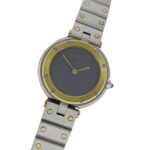Cartier wo Santos VendÃ´me SM quartz movement stainless steel (SS) gold (YG) model number 84041488.