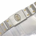 Cartier Santos Galbee SM W20012C4 Two-Tone Ladies' Ivory & 18K Yellow Gold Quartz - Image 7