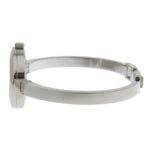 Gucci GUCCI Watch 105 Stainless Steel x Diamond Quartz Analog Display Black Dial Women's - Image 4
