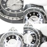 CHANEL H2122 J12 33mm Center Diamond Ceramic/Ceramic Women's Watch - Image 9