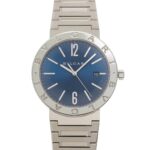BVLGARI BB41S Date Blue Automatic Self-