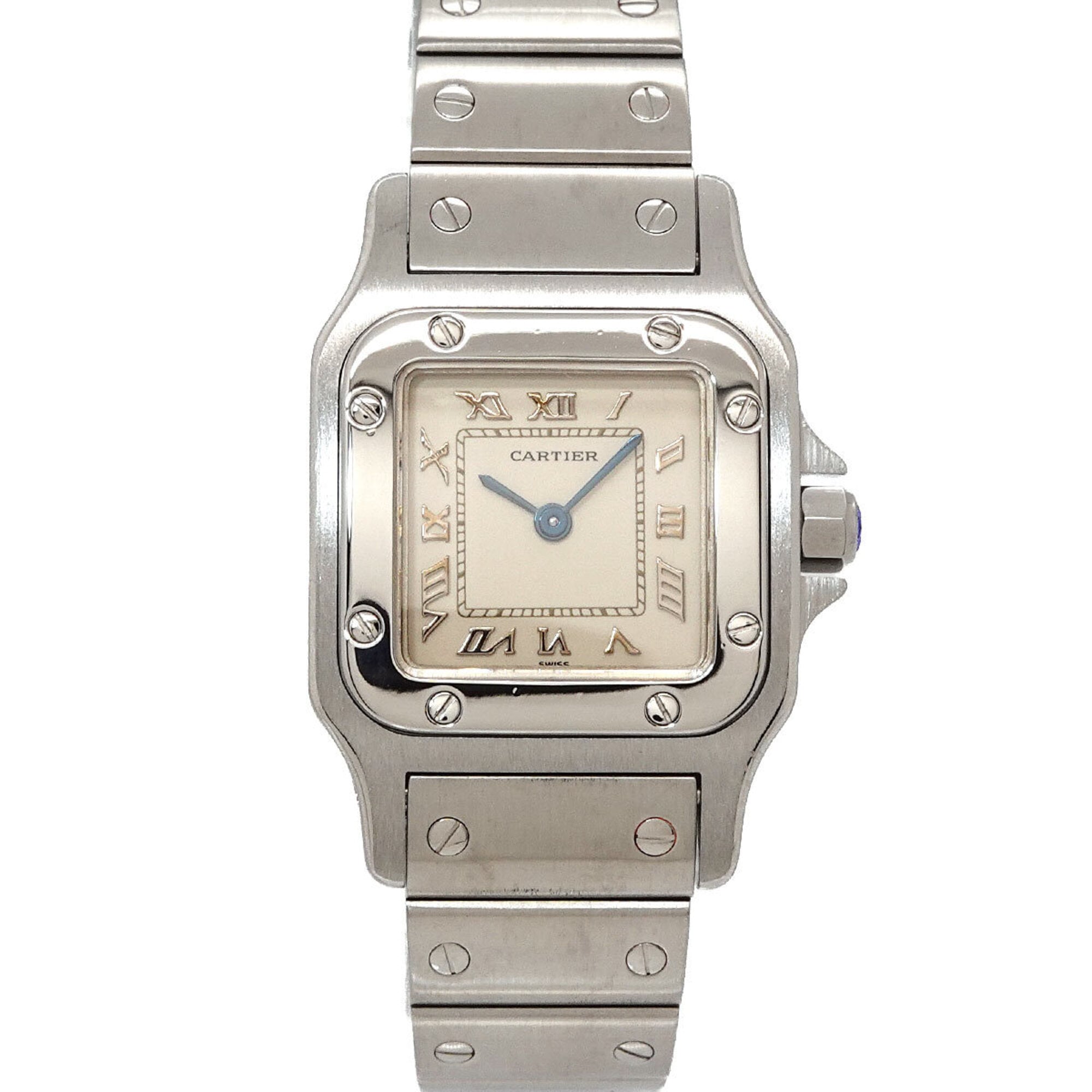 2000_ae5089c1-a22c-473a-87e9-0fd9d5abd90c.jpg Cartier Santos Galbee SM W20024D6 Wo Ivory Quartz - Image 1