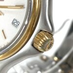 TAG HEUER S05.013M Cell Series Professional 200 Two-Tone Men's Watch, Stainless Steel/GP, Silver - Image 5
