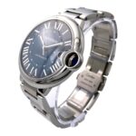 Cartier Ballon Bleu de automatic watch, total weight 119.4g, stainless steel, blue dial, WSBB0061 - Image 2