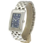 Longines DolceVita watch L5.655.4, stainless steel, silver, quartz, small seconds, navy dial, men's. - Image 2