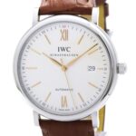 IWC Portofino Steel Leather Automatic Mens Watch IW356517