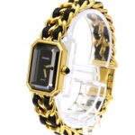 CHANEL Premiere Size L Gold Plated Quartz Ladies Watch H0001 - Image 2