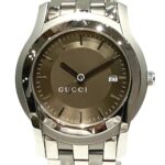 Gucci GUCCI watch, total weight 99.0g, stainless steel, quartz movement, champagne gold dial, 5500XL