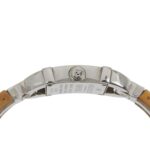 Gucci 6800L Stainless Steel and Bamboo Quartz Watch with Analog Display White Dial for Women - Image 7