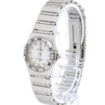 OMEGA Constellation Diamond MOP Dial Steel Quartz Ladies Watch 1566.76 - Image 2