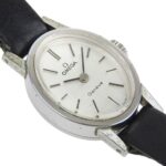 OMEGA Geneva Women's Watch, Caliber 485, Stainless Steel, Manual Winding, Analog Display, Silver Dial - Image 3