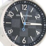 Louis Vuitton Tambour Damier Graphite QA073 SS Quartz - Image 5