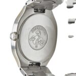 OMEGA Seamaster Polaris Watch Quartz Gold Dial Stainless Steel Yellow Ladies - Image 6
