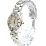 CARTIER Must 21 Gold Plated Steel Quartz Ladies W10075R6 - Image 2