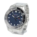 Gucci G-Timeless Sport Watch YA126253 Quartz Navy Dial Stainless Steel Men's GUCCI - Image 2