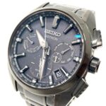 Seiko SBXC069/5X53-0AV0 Astron Global Line Day Date GPS Solar Radio-Controlled Wristwatch Titanium Men's Black - Image 5