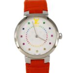 Louis Vuitton Tambour Slim 11P QA159 Stainless Steel Quartz Watch