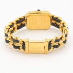 Chanel CHANEL PremiÃ¨re M Watch, Gold Plated Leather, Women's, Black, H0001 - Image 5