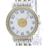 HERMES Sellier Gold Plated Steel Quartz Ladies SE4.220