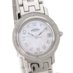 Hermes CL4.210 Clipper Nacle Watch Stainless Steel SS Ladies HERMES - Image 4