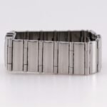 OMEGA Constellation Carree Watch, cal. 1376 1528.46, stainless steel with diamonds, 1998, quartz movement, analog display, black dial, women's. - Image 4