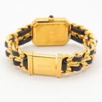 Chanel CHANEL PremiÃ¨re S Watch, Gold Plated (GP), Leather Strap, Women's, Black, H0001 - Image 5