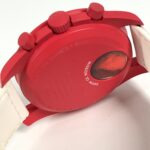 OMEGA Swatch SO33R100 Omega collaboration Moon MISSION TO MARS Mars watch for women, red - Image 3