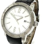 BVLGARI Bvlgari BB41WSLD Automatic Date with Stainless Steel/Leather Strap Silver - Image 5