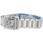 CARTIER Tank FranÃ§aise MM W51006Q4 Watch, Boys' Size, 18K Yellow Gold x Stainless Steel, 40390 - Image 3