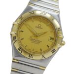 Omega Constellation 1302.10 Men's Watch, Brand Name, Date, Automatic Movement, Stainless Steel (SS), Gold (YG), Half Bar
