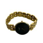 Christian Dior Vintage Baghira GP Quartz Gold Black 38257 - Image 7