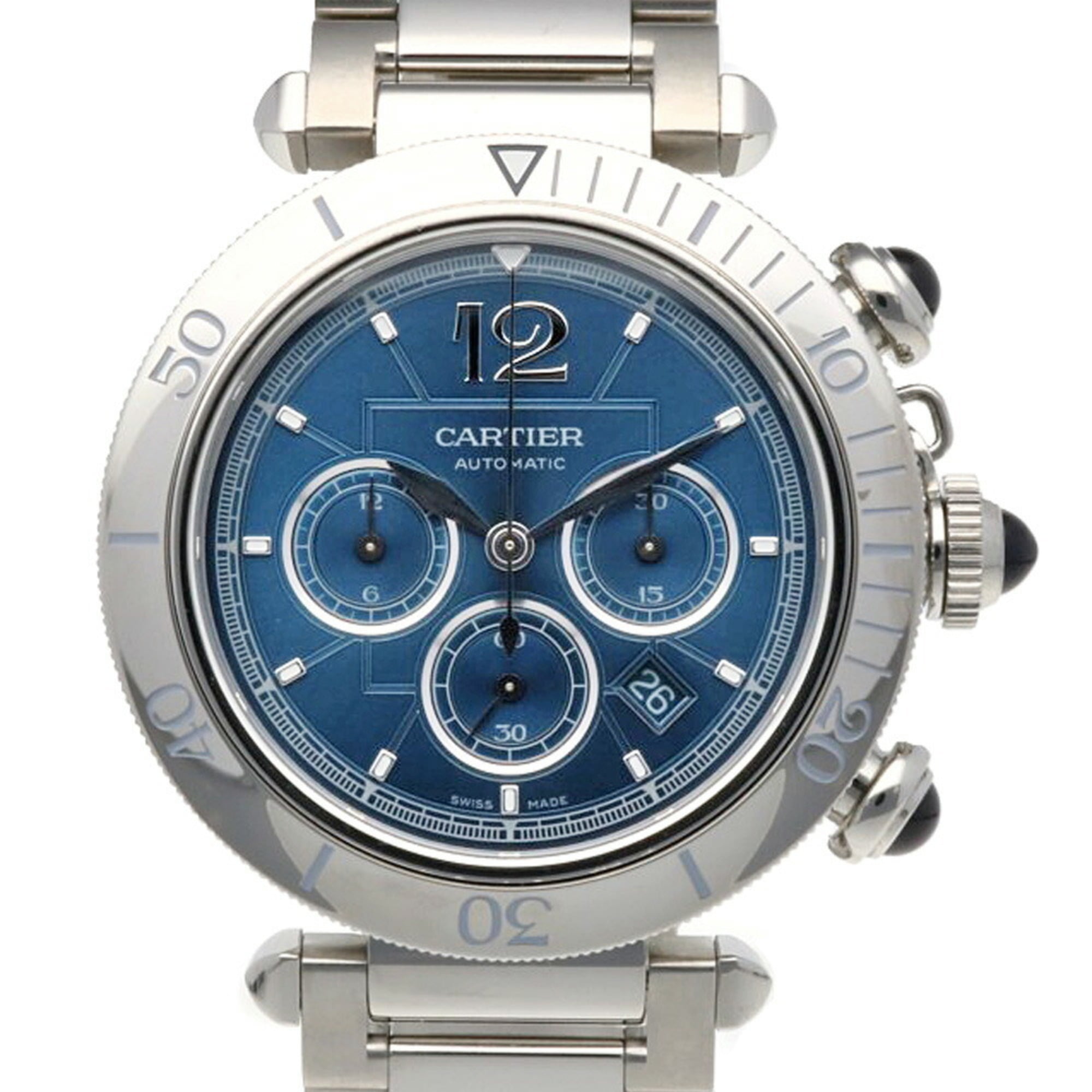 2000_ba3b5e47-7d33-4063-8c22-ca846a1d4e37.jpg Cartier Pasha de Watch, Stainless Steel WSPA0039, Automatic, Men's, CARTIER - Image 1