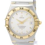 OMEGA Constellation 18K Gold Steel Automatic Watch 1302.30