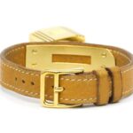 HERMES Kelly Watch Gold Plated Leather Quartz Ladies Watch - Image 5