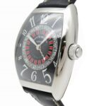 Franck Muller Vegas Roulette Big Face 8880VEGAS Automatic Watch SS/Embossed Leather Black Dial 0760FRANCK MULLER Men's - Image 4