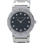 BVLGARI Bulgari 12-Diamond Watch (Old Model BB26SS) - Women's Watch, Stainless Steel, 40451