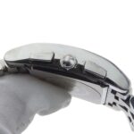 Longines DolceVita watch L5.668.4, stainless steel, quartz, analog, black dial, men's. - Image 8