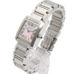 Cartier Tank FranÃ§aise SM Stainless Steel Ladies Pink/Pink Shell W51028Q3 - Image 2