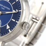 Louis Vuitton Tambour Automatic Steel Blue W1ST20 Stainless Watch - Image 4