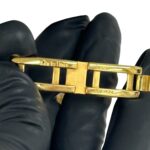 Christian Dior Vintage Baghira GP Quartz Gold Black 38257 - Image 3