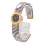 Bulgari Tubogas Combination BB192T Wo Black 18KYG Yellow Gold Quartz - Image 2