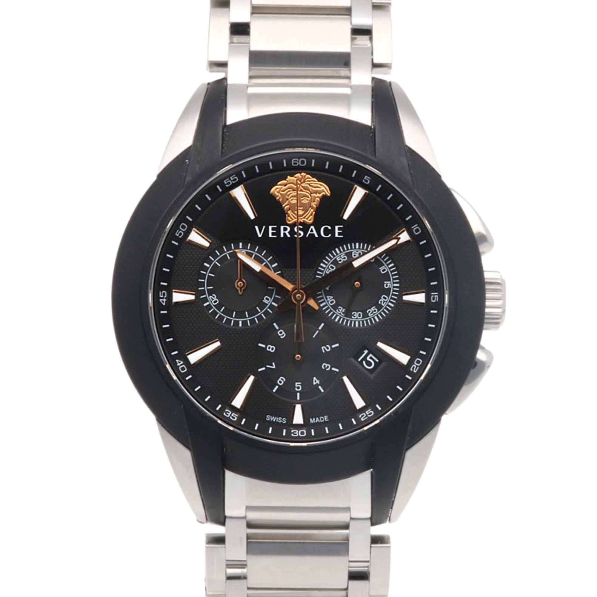 2000_bd42846f-2e77-43f2-9056-1dd0080d37fb.jpg Versace Men's Stainless Steel VEM8 Quartz Chronograph Watch - Image 1