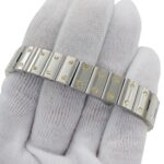 Cartier women's watch, Santos Galbee SM, quartz movement, stainless steel (SS), gold (YG), W20012C4. - Image 5