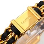 Chanel Premiere Large Size H0001 Women's Watch Black Gold Quartz - Image 6