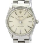 ROLEX Oyster Perpetual 1007 Steel Automatic Mens Watch Vintage