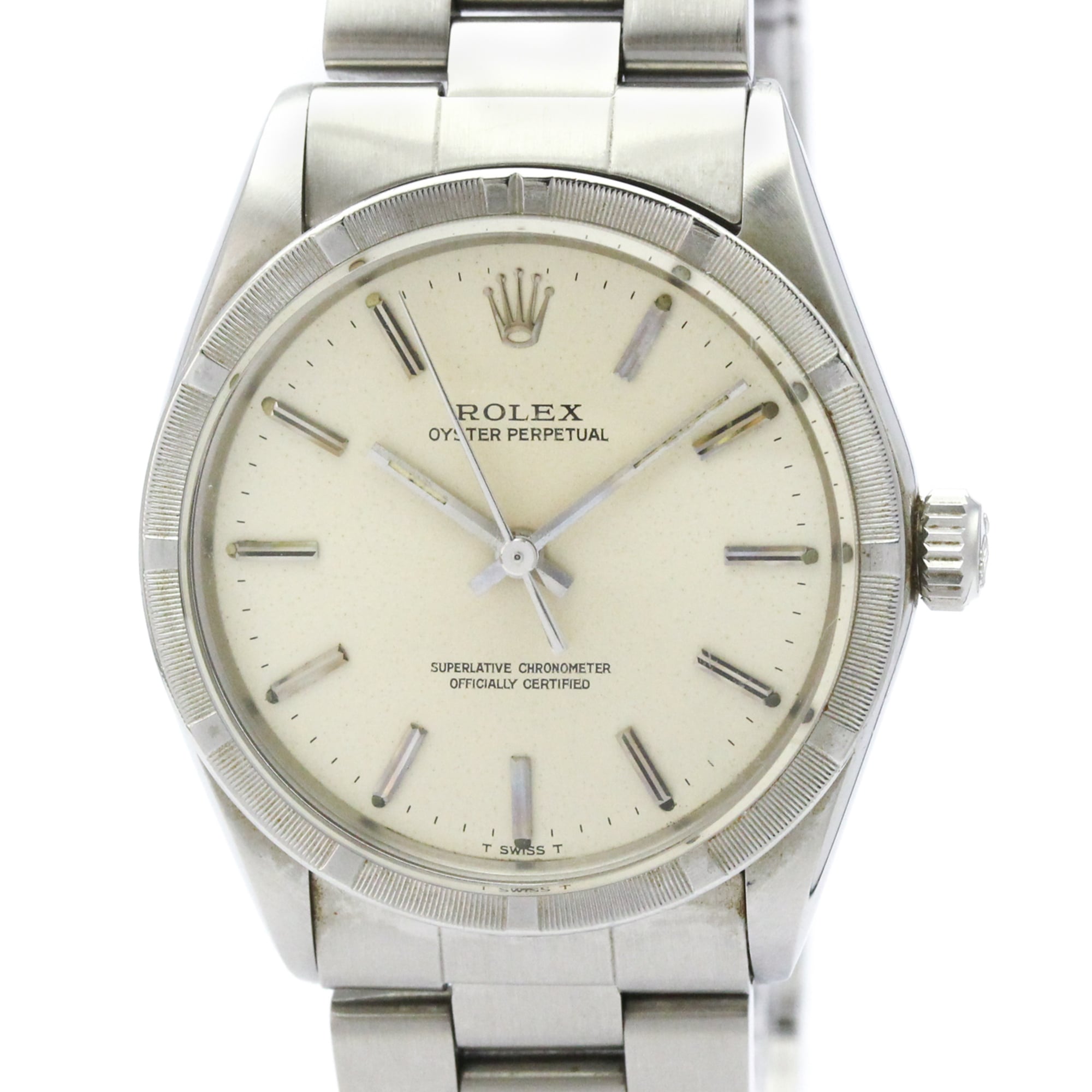 2000_bf0ea35b-cb66-44fd-a486-16fb18a62402.jpg ROLEX Oyster Perpetual 1007 Steel Automatic Mens Watch Vintage - Image 1