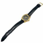 OMEGA Seamaster Aqua Terra 150m K18YG Black Dial Quartz Watch 2677.50.32 Leather Strap for Men and Women - Image 7