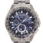 CITIZEN Men's Watch Eco-Drive Radio-Controlled H820-T023096 SS Navy Dial