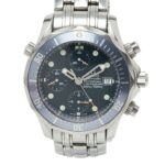 Omega Seamaster 300M Chronograph Watch 2599.80 Automatic (with manual winding) Navy Dial Stainless Steel Men's OMEGA