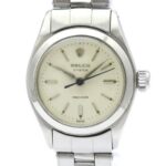 ROLEX Oyster Precision 6410 Steel Hand-Winding Ladies Watch Vintage